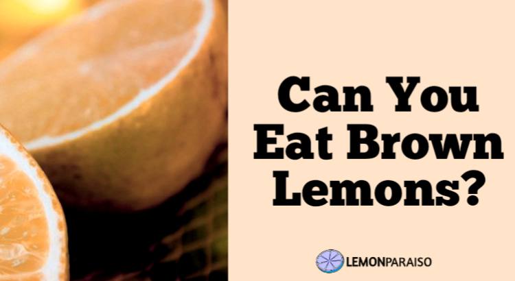 can you eat brown lemons
