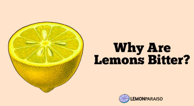 why are lemons bitter