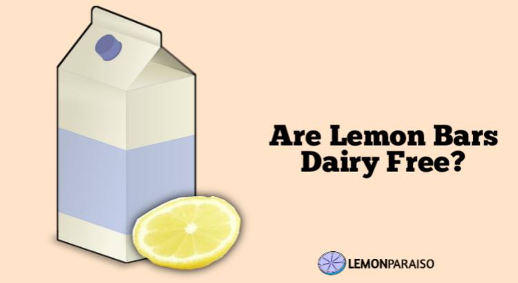 are lemon bars dairy free