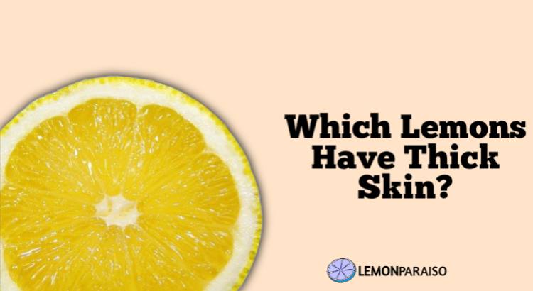 which lemons have thick skin